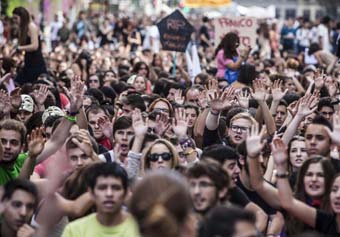 Manifestació.